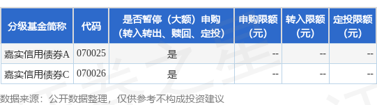 启恒配资 公告速递：嘉实信用债券基金2025年劳动节前暂停申购业务