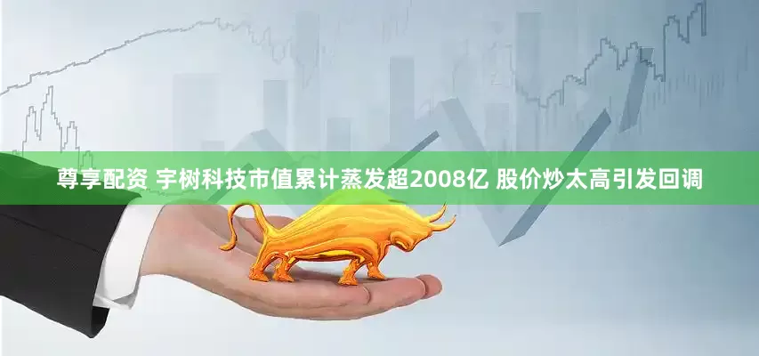尊享配资 宇树科技市值累计蒸发超2008亿 股价炒太高引发回调